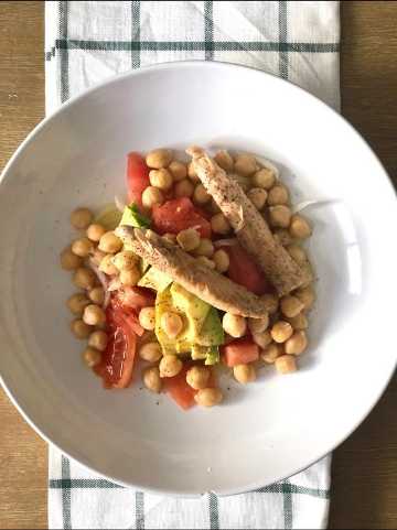 Aliño de garbanzos con caballas | Recetas saludables de el Chef Tamayo. El Plan de Tu Vida ALIÑO DE GARBANZOS CON CABALLAS