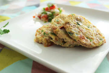 Tortillitas de verduras | Recetas saludables de el Chef-Tamayo. El Plan de Tu Vida Tortillitas de verduras