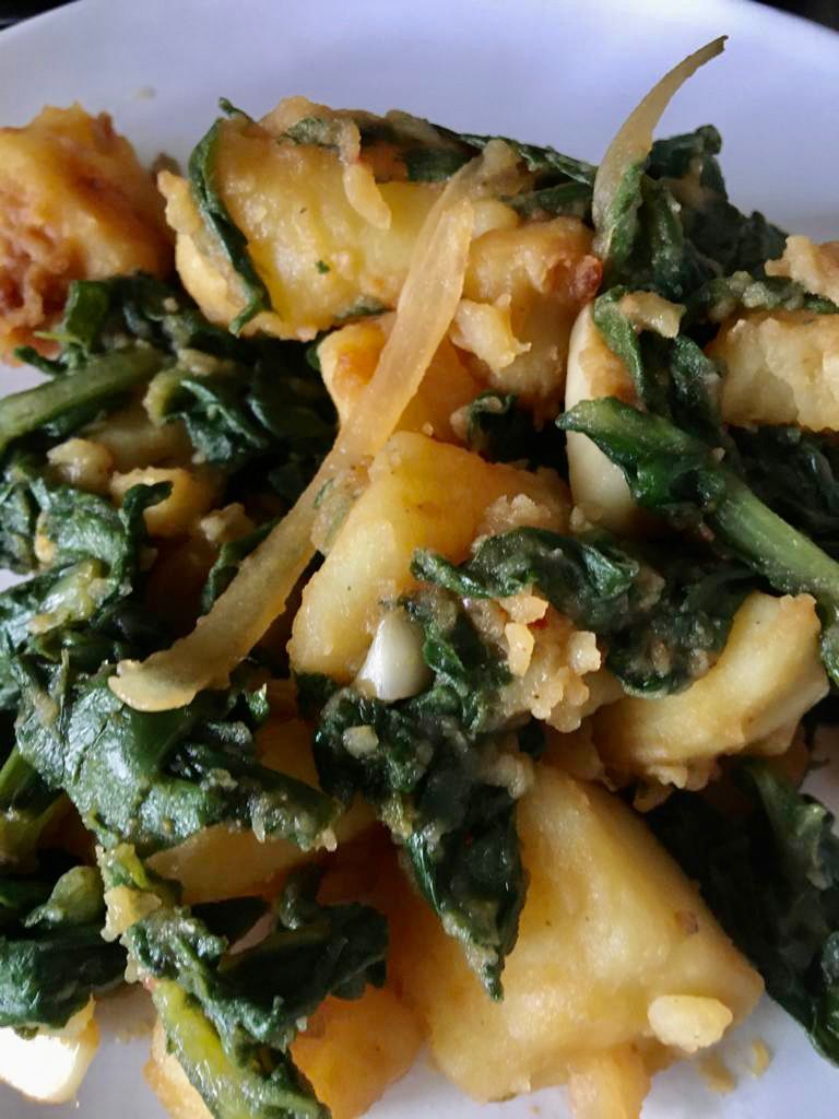 acelgas y patatas
