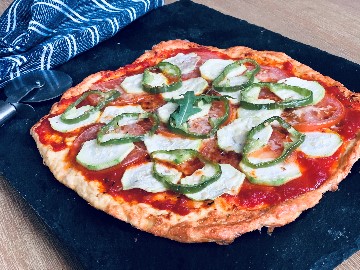 pizza base de pollo 