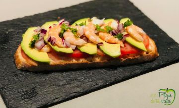 Tosta de aguacate